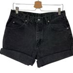 Wrangler Vintage High Rise Jean Shorts Black Size 32 Photo 0