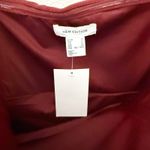 H&M  EDITION | Party Formal Dress Gown Red Tulle Ruffle Bandeau Strapless | XL Photo 4