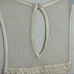 Abercrombie & Fitch Boho Cream Lace and Crochet Tank Dress L Photo 3
