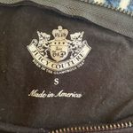 Juicy Couture black zipper neck detail short sleeve top size S 50% cotton Photo 3