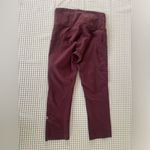 Lululemon  Size 4 Women's Leggings LW6AKHST - Burgundy Photo 4