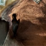 Keen  Akita Brown Leather Slouchy Mid Calf Wedge Heel Boots Sz 7.5 Photo 7