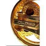 Christian Dior 1980s Blue & Green Crystal Gold-Tone Clip-On Earrings Photo 9