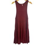 Free People Waterfall Sweater Dress Red Photo 3