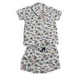 Vera Bradley  Blue Floral Hedgehog Pajama Set | 100% Cotton | Size S | Photo 1