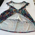 LuLaRoe Colorful Floral Geometric Pockets Stretch Amelia Dress Size 2XL Photo 4