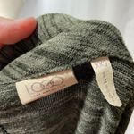 LOGO By Lori Goldstein Logo Lori Goldstein zip front heater green faux suede sleeves jacket XXS Photo 13