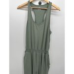Aerie Womens Green Romper Jumpsuit Joggers Size M Pockets Summer Casual Lounge Photo 4