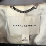 Banana Republic Gorgeous Grey Long Belted Trench Coat Rain Jacket Coat Small Photo 1