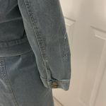 Elan Denim Belted Puff Sleeve Dress Photo 9