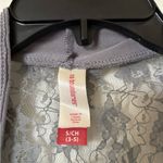 No Boundaries  Gray Lace Cardigan Photo 1