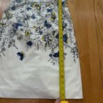 Talbots RSVP By  Dress Sheath Fully Lined White With Flowers Butterflies Size 2P Photo 6