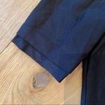 Callipygian Opening Ceremony Scuba Half Zip Short Sleeve Top in Black Size XS Photo 1