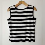 Ming Wang  black and white striped tank top. S Photo 1