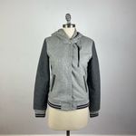 Nike  Women’s Grey Wool Destroyer Varsity Jacket Photo 1