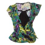 Y2K made in USA beaded going out party top medium/large #19 Photo 7