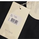 Baobab Katio Black Satin Maxi Skirt Small NWT Side Slit w/ Metal Hardware Photo 4