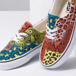 Vans unisex patchwork authentic leopard snake sneakers Photo 1