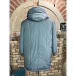 puffer coat hood gray knit cuffs 1980s Size undefined Photo 2