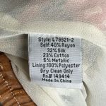 Johnny Was  Maxi Skirt Womens XL Tiered Stephanie Floral Metallic Print Long $275 Photo 6