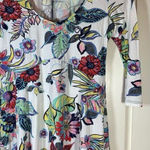 Salaam Top Women's XS Floral Bloomcore Coastal‎ Grandma Festival Hippie Stretch Photo 0