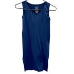 StylesAsfoor Blue Seamless Slimming Long Camisole Layering Tank Top Womens S M Photo 2