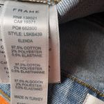 frame denim Le Sylvie Kick Boot Crop Jeans Womens Size 25 Elenda Light Wash Photo 8