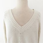 Anthropologie White Ramona Cable Pointelle Knit Chunky Alpaca Sweater | XL Photo 98