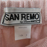1970s Vintage San Remo Pastel Pink High Rise Trouser Pants Small 26" Black Photo 4