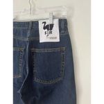 Free People NWT Sandrine Rose High Rise Button Fly Dark Wash Slim Straight Jeans Size 30 Photo 3