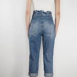 Abercrombie & Fitch Waist Tie Paperbag Mom High Rise Straight Leg Jeans 26/2R Photo 10