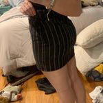 Denim Skirt Black Photo 1