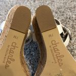 Charles by Charles David White & Cork Sandals, Size 7M, Like New Photo 6