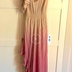 Pink Ombre Tiered Maxi Dress Cover Up Fate Size Small Photo 3