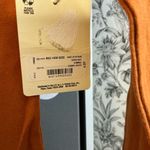 a.n.a Orange Long Sleeve Bodysuit Photo 2