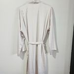 Victoria's Secret  Satin Midi Robe - Coconut White - Women's Size M - 26746454 Photo 5