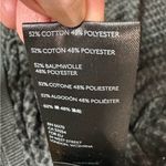 Free People  We The Free South Side Thermal Top Black Waffle Knit Oversized XS Photo 4