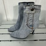 Jeffrey Campbell  Finitely Denim Pointed Toe Bootie Size 5.5 NWOT Photo 6