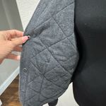 Z Supply Black and Gray Puffer Jacket with High Collar Photo 2