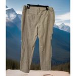 Chico's  Regular Faux SNAKE SKIN Jeans Ankle Pants Stretchy Tan Camel - Size 1.5 Photo 3