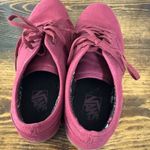 Vans  Burgundy Sneakers Size 8‎ Photo 4