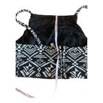 Cotton Express small bralette-style crop tops vibrant Aztec print black & white tribal print​ Photo 5