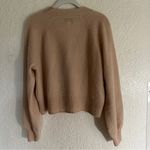 Filoro Pointelle Heart 2 Ply 100% Cashmere Cardigan Honey Size Small Swe… Tan Photo 9