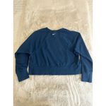 Nike navy blue cropped crewneck sweatshirt Size S Photo 1