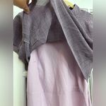 House Of Harlow 1960 x Revolve Purple Lilac Plaid Short Sleeve Dress Size S NWT Photo 5