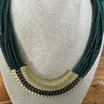 Multi Strand Seed Bead and Metal Necklace Photo 0