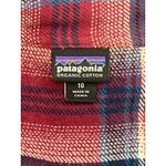 Patagonia  Organic Cotton Plaid Flannel Shirt Women Size 10 Red Blue Sustainable Photo 1