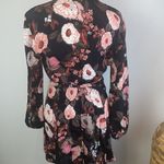 Reformation Retail $320 Mallie Floral Wrap Dress Wrap Dress Floral Front Size M Photo 7