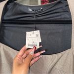 ZARA Houndstooth Long Sleeve Square Neck Mini Dress Photo 4