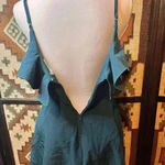 Altar'd State Altar’d State Dark Teal Tank Adjustable Straps Woman’s Dress Size Small Photo 5